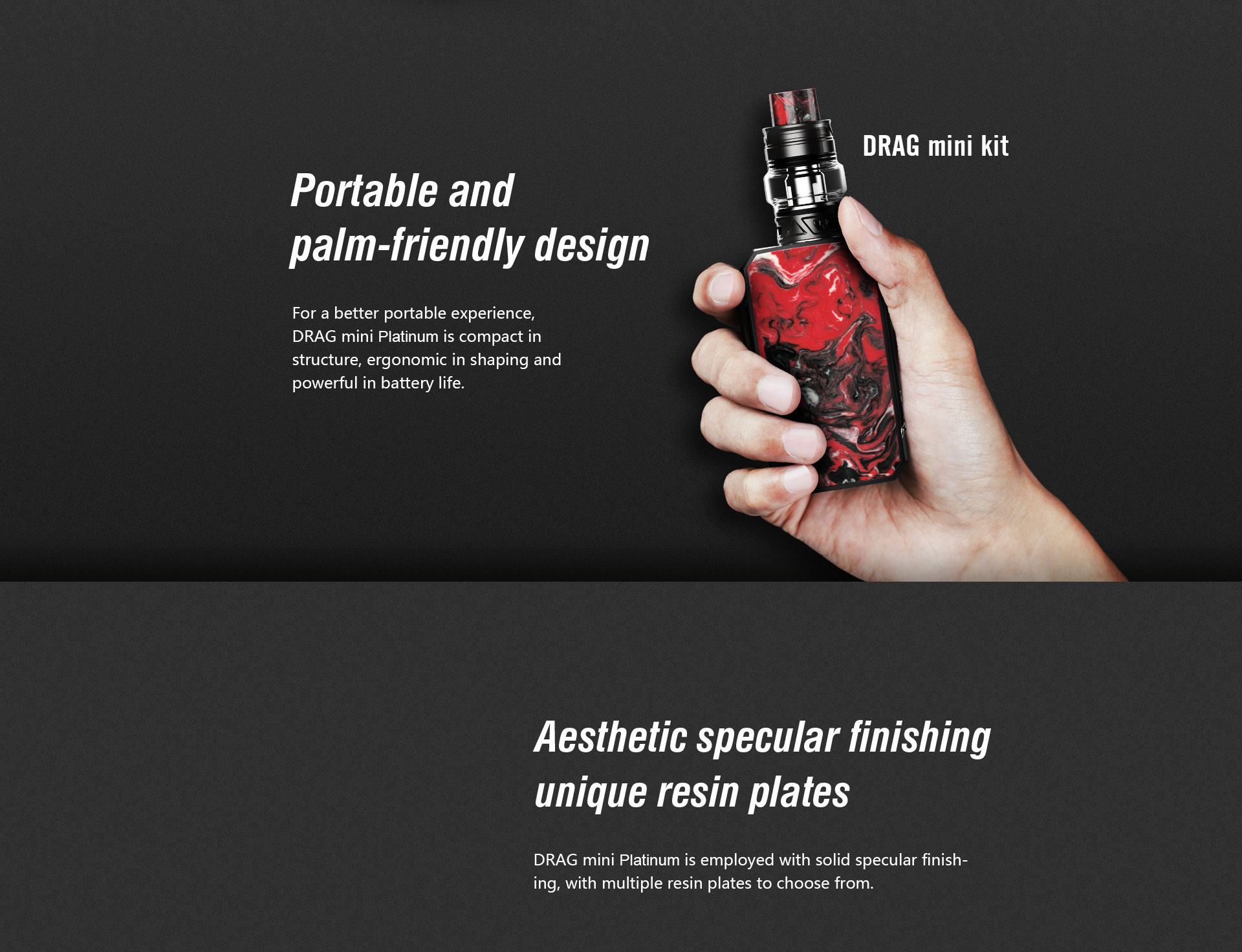 elfbar nachfüll pod läuft aus Voopoo Drag Mini 117W TC Box Mod