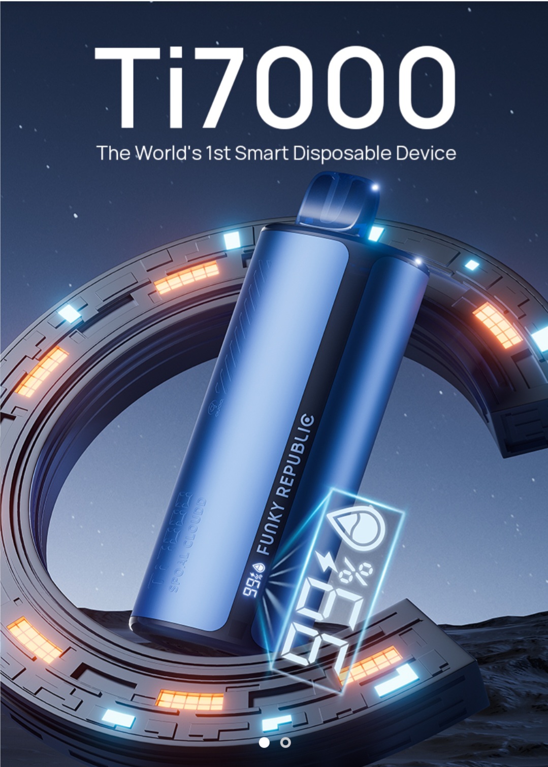 Funky Republic Ti7000 hits 