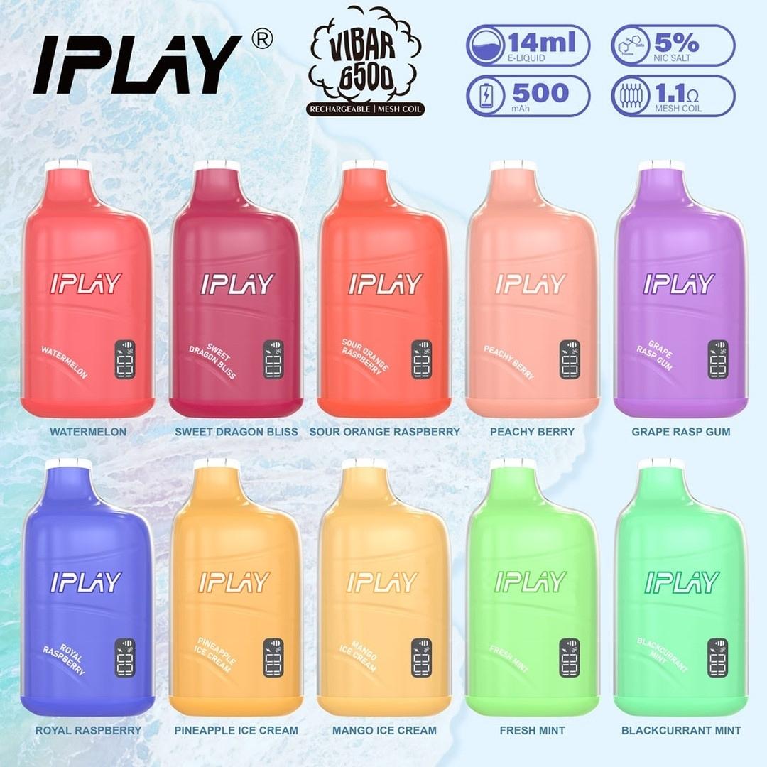 Iplay Vibar 6500 puffs